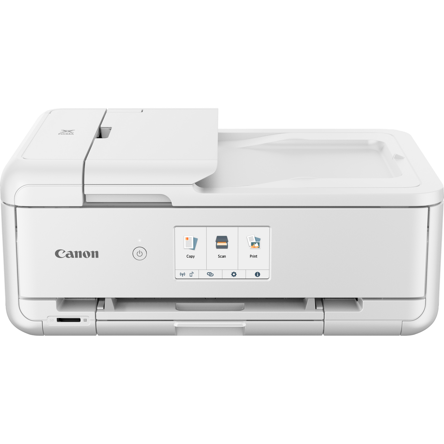 Canon Pixma TS8351 TS-8351 All-in-One Farbtintenstrahl-Multifunktionsgerät Drucker, Scanner, Kopierer, CD-Druck, USB, WLAN, LAN, Apple AirPrint, SD-Karte weiß 18er Set IC-Office 580XXL 581XXL 