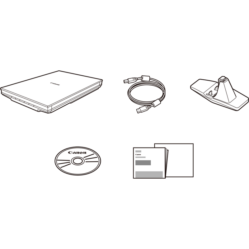 Scanner à plat Canon CanoScan LiDE 400, Noir Produits Contenu de la boîte