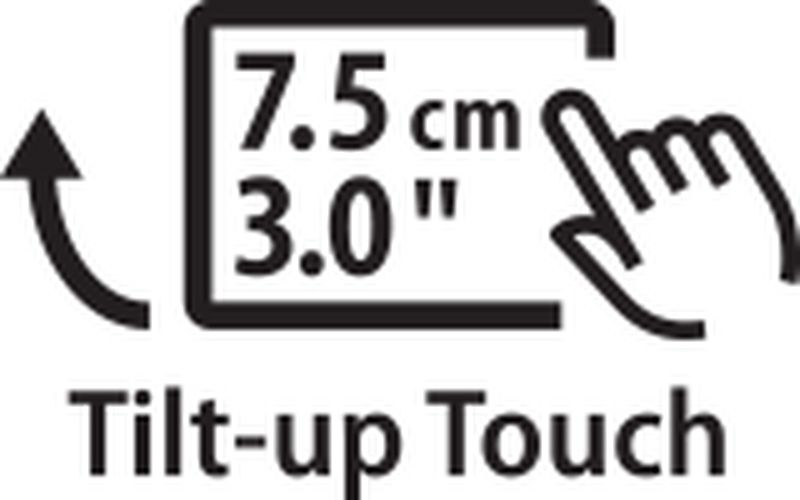 8.0cm touch LCD