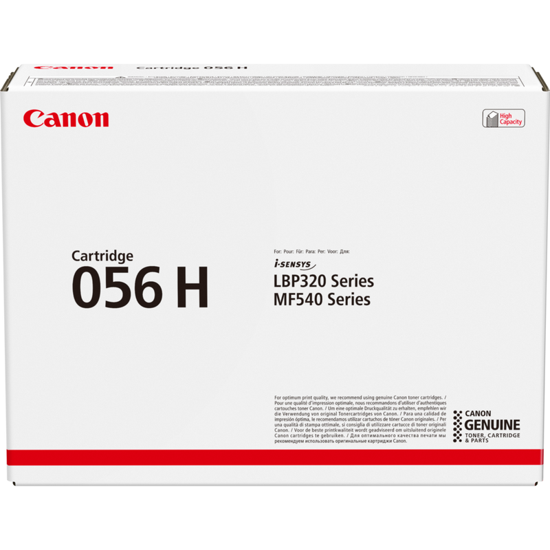 

Canon 056H Toner Cartridge, Black