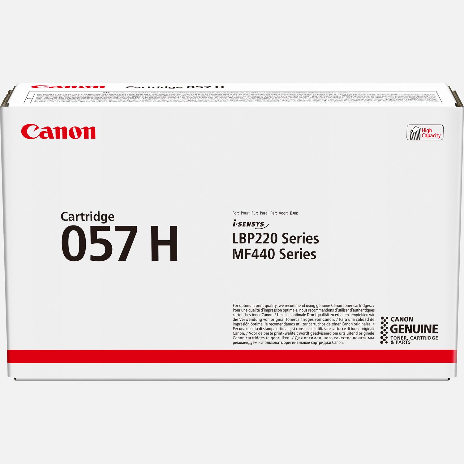 Canon i-SENSYS 057H Toner Cartridge, Black