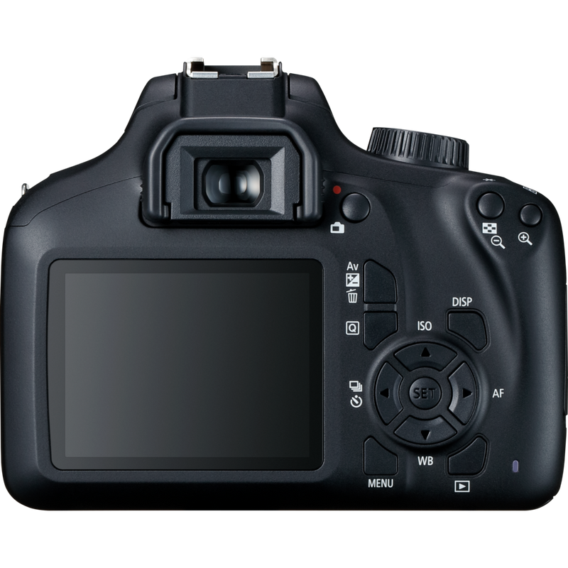 Canon EOS 4000D Body + EF-S 18-55mm IS II Lens Product Back View