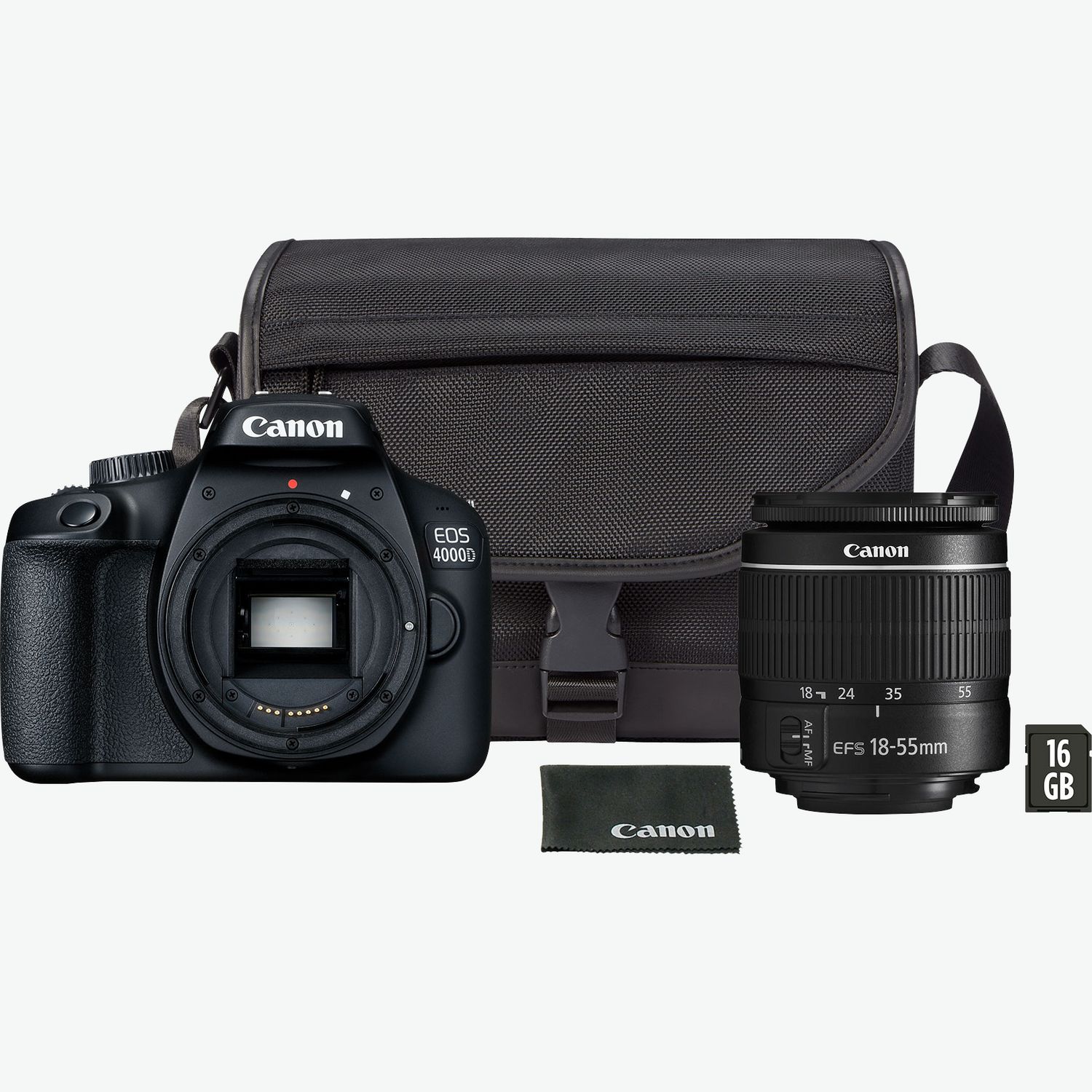 Canon EOS 4000D 18.0 MP Digital SLR Camera - Black for sale online