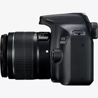 Canon EOS 4000D (czarny) + obiektyw EF-S 18-55mm III + torba + karta pamięci SD Produkt Widok z prawej strony