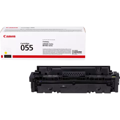 Canon 055 Toner Cartridge, Yellow