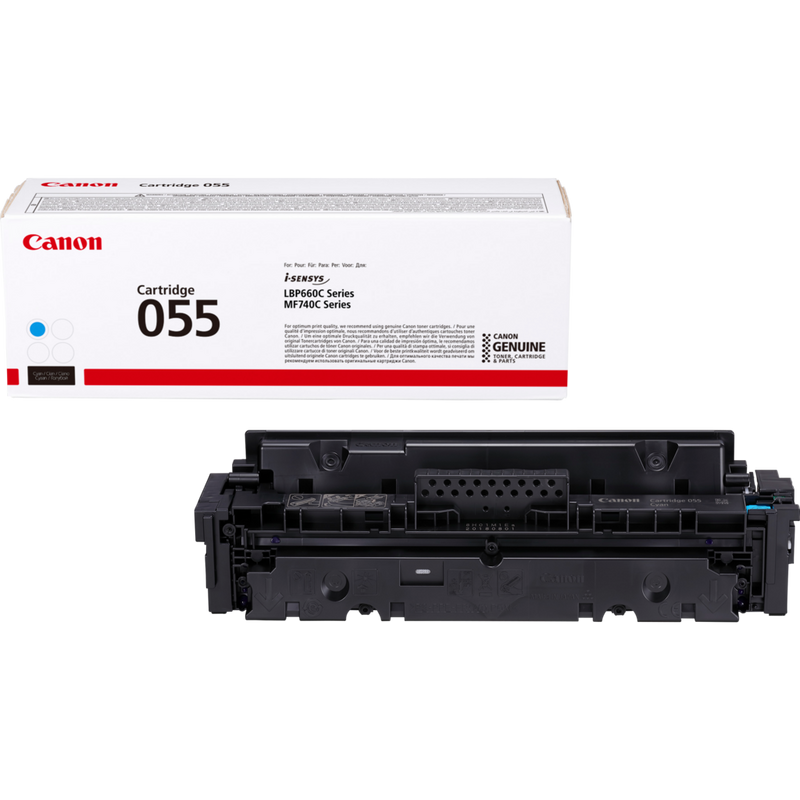 

Canon 055 Toner Cartridge, Cyan