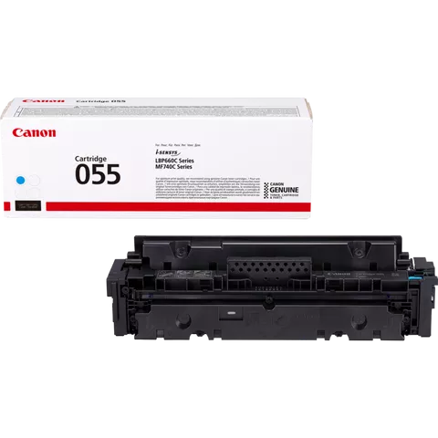 Canon 055 Toner Cartridge, Cyan