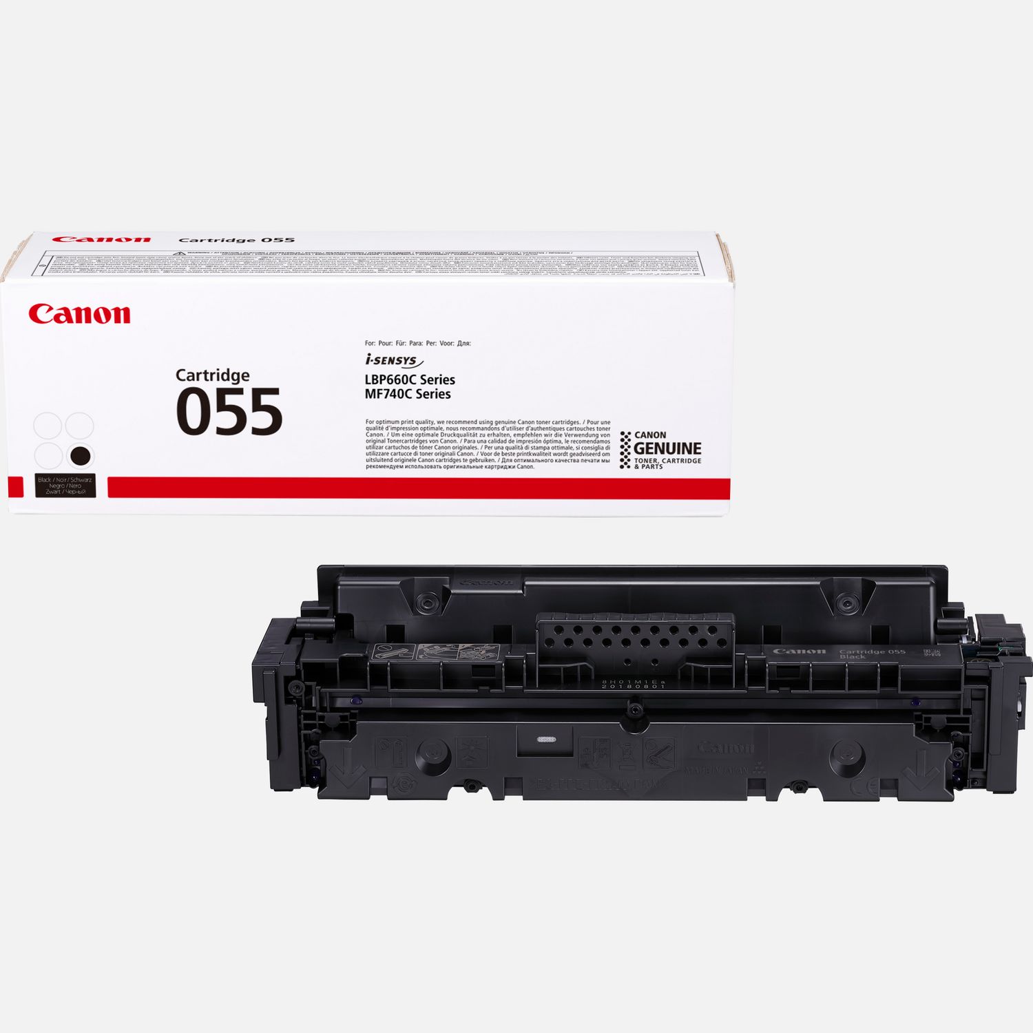 Canon 055 Toner Cartridge, Black