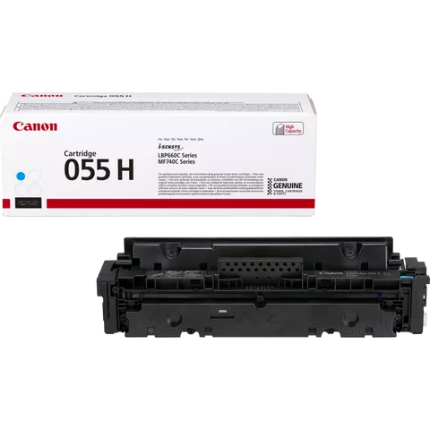 Canon 055 H High Yield Toner Cartridge, Cyan