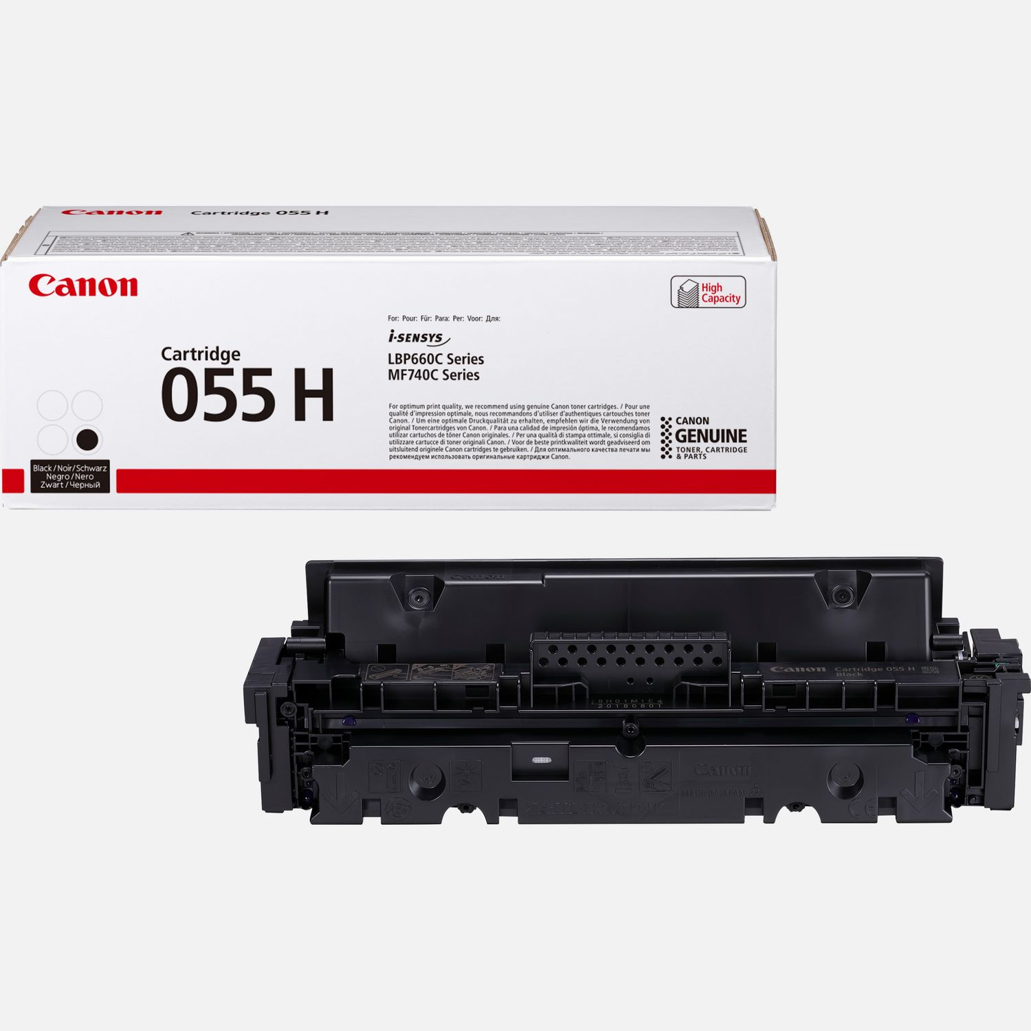 Canon 055 H High Yield Toner Cartridge, Black — Canon UK Store