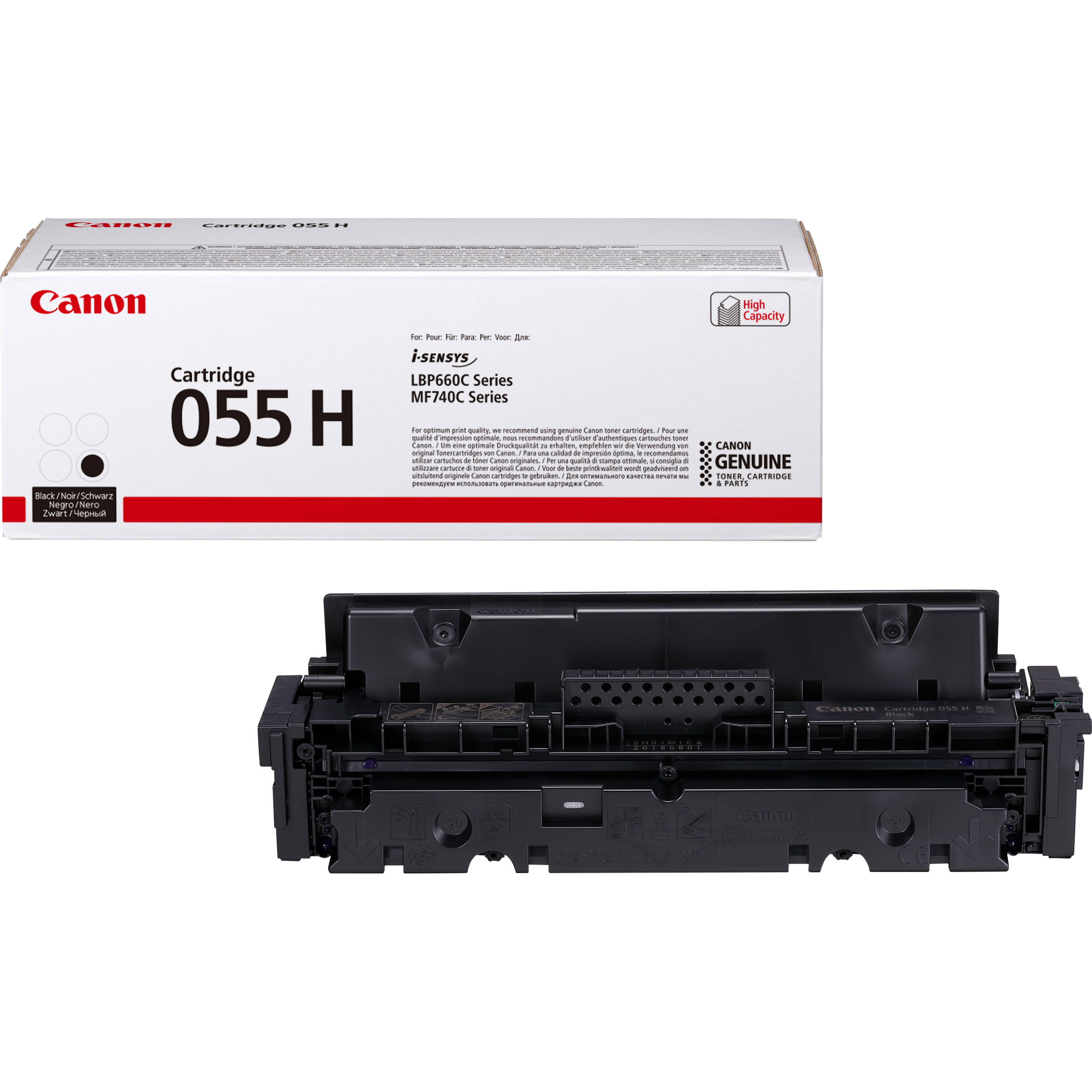 Canon 055 H High Yield Toner Cartridge, Black — Canon UK Store