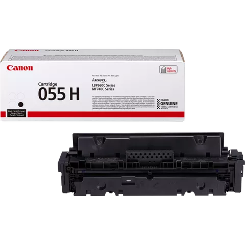 Canon 055 H High Yield Toner Cartridge, Black
