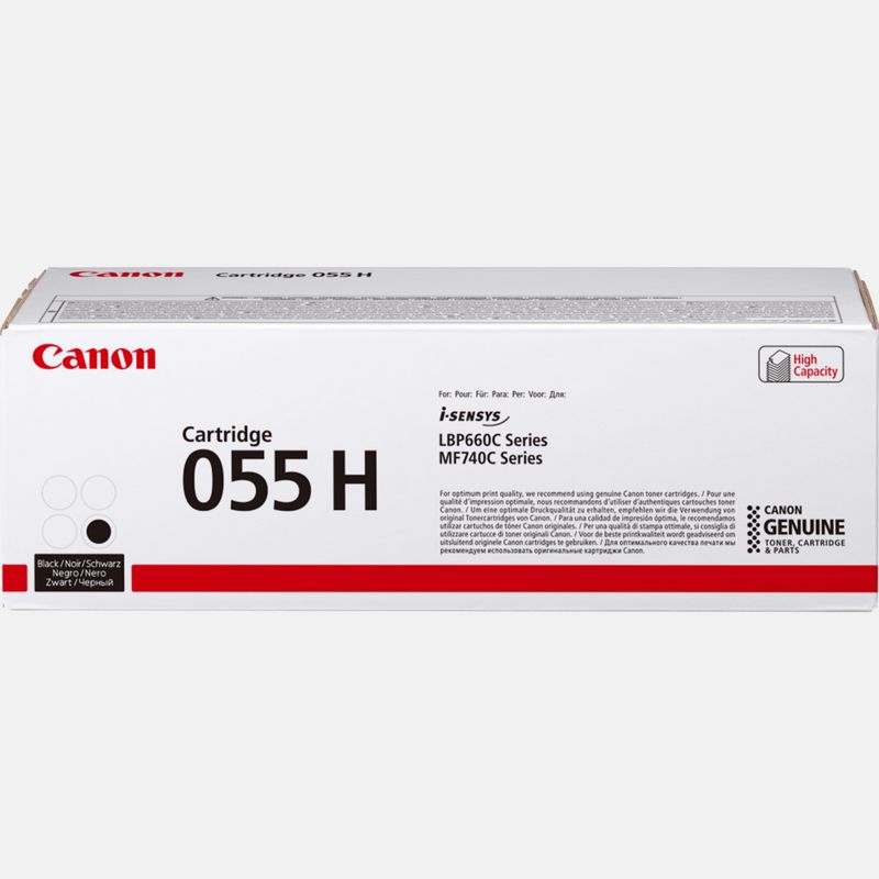 Canon 055 H High Yield Toner-Cartridge, Schwarz — Canon 