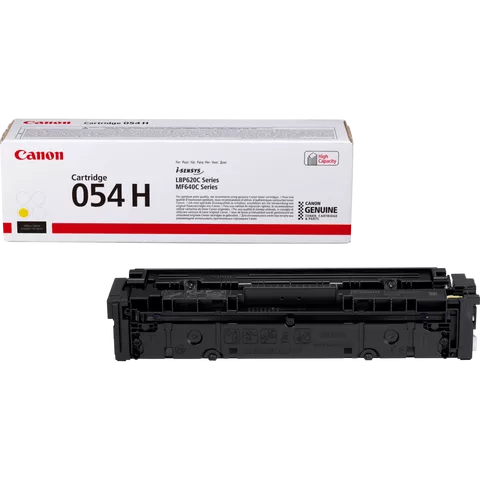 Canon 054 H High Yield Toner Cartridge, Yellow