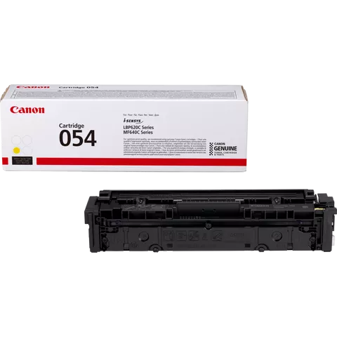 Canon 054 Toner Cartridge, Yellow
