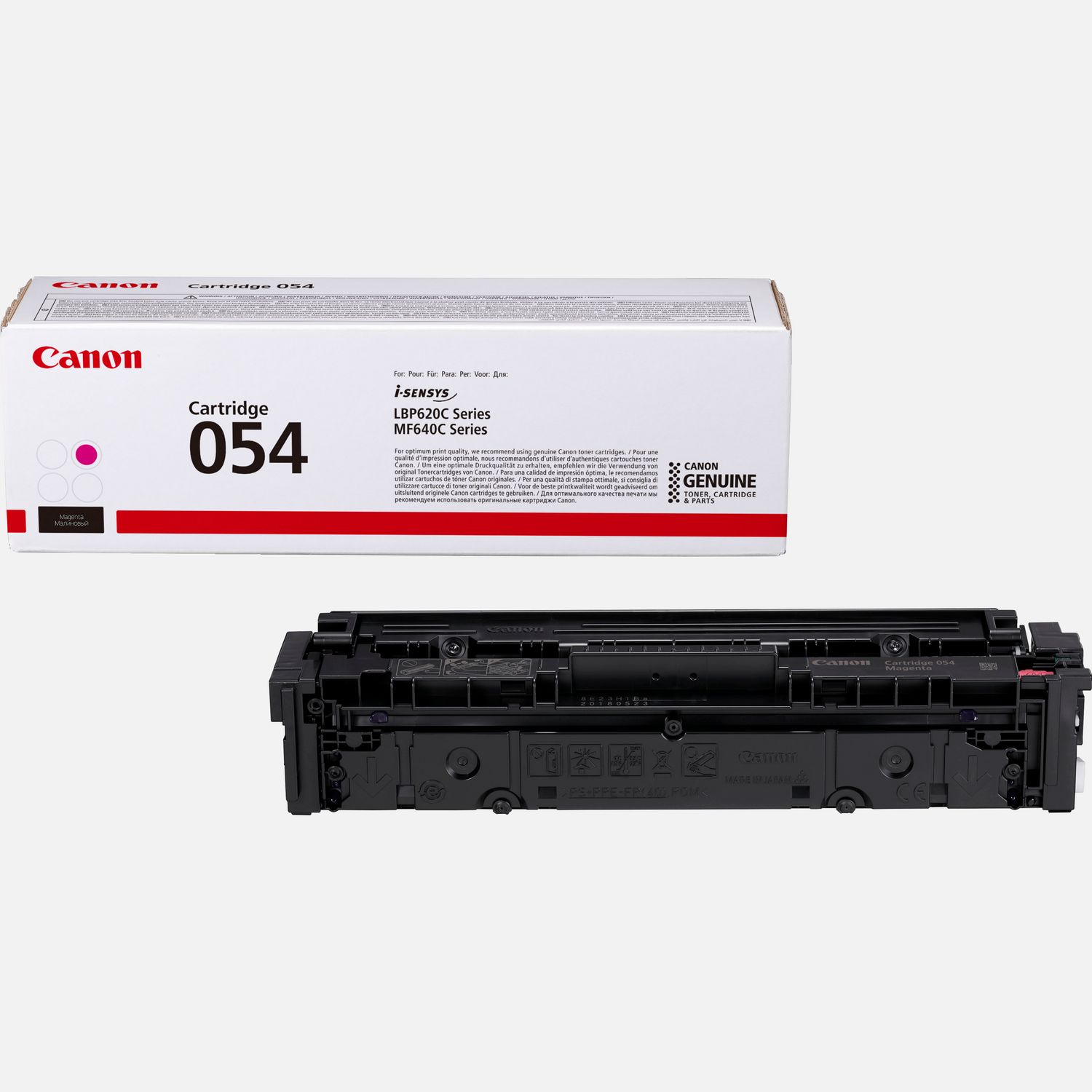 High Capacity MF642Cdw 3026C001 LBP622Cdw Laser Printer Canon Genuine Toner Cartridge 054 Magenta for Canon Color imageCLASS MF641Cdw 1 Pack MF644Cdw 