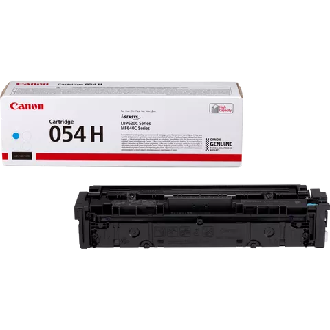 Canon 054 H High Yield Toner Cartridge, Cyan