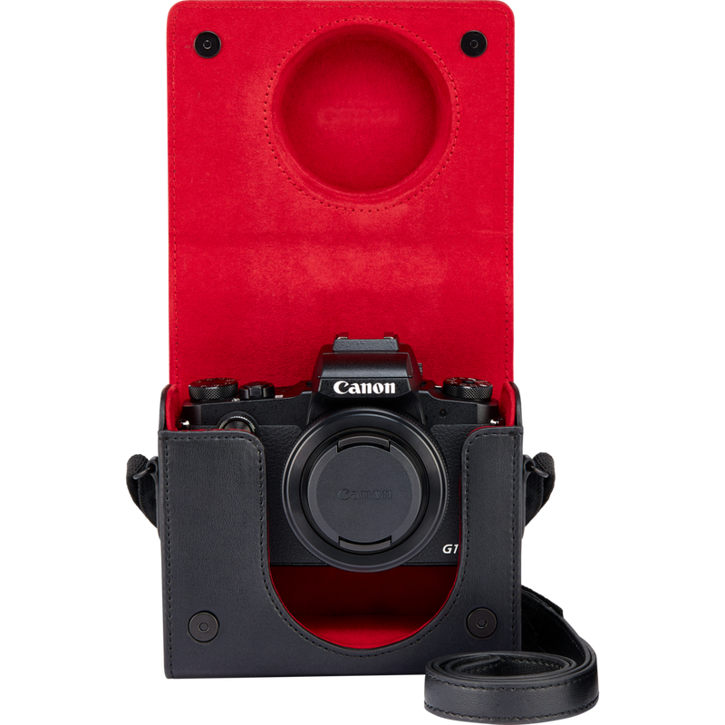 Canon DCC-1830 mykt kameraetui Produkt Åpen med kamera