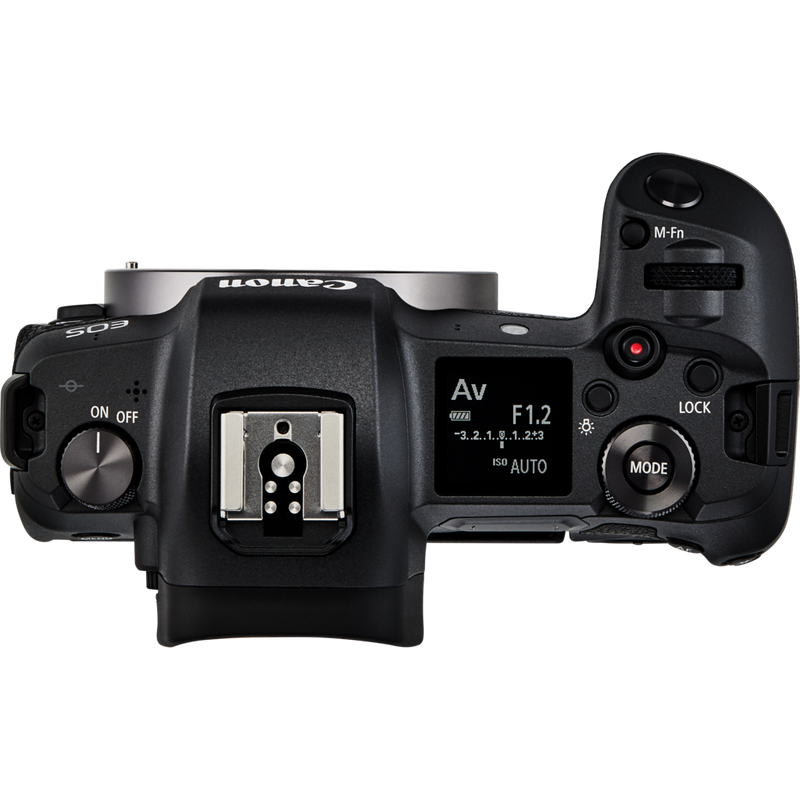 Canon EOS R Mirrorless Camera Body Product Top View