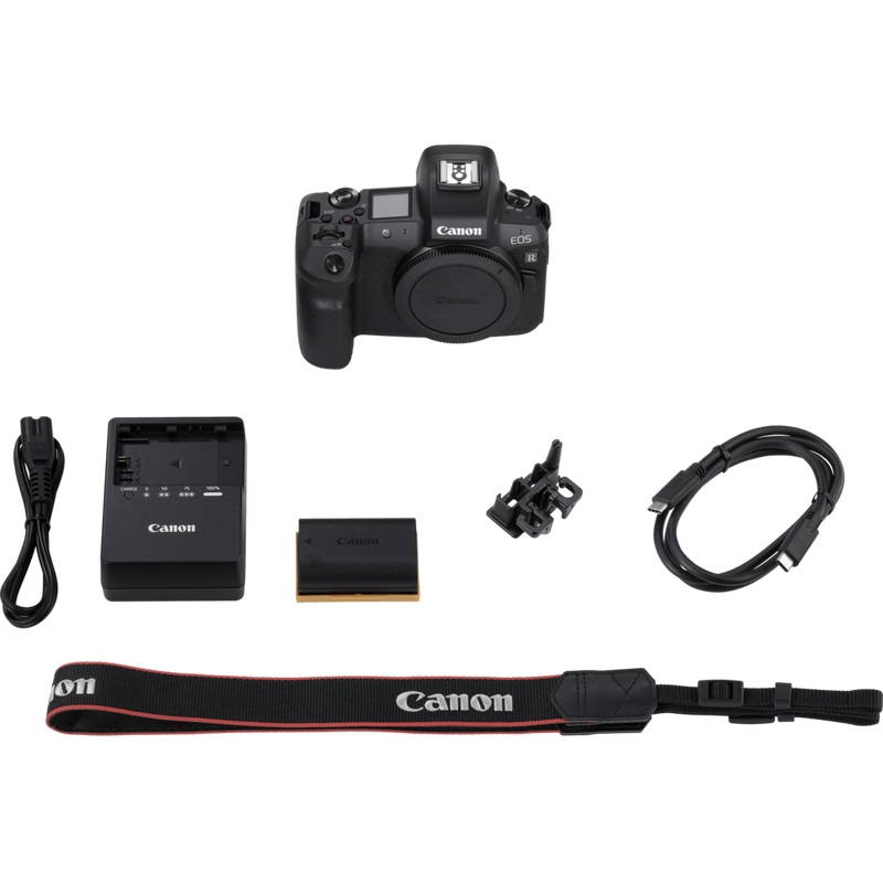Canon EOS R Mirrorless Camera Body Product What's in the Box