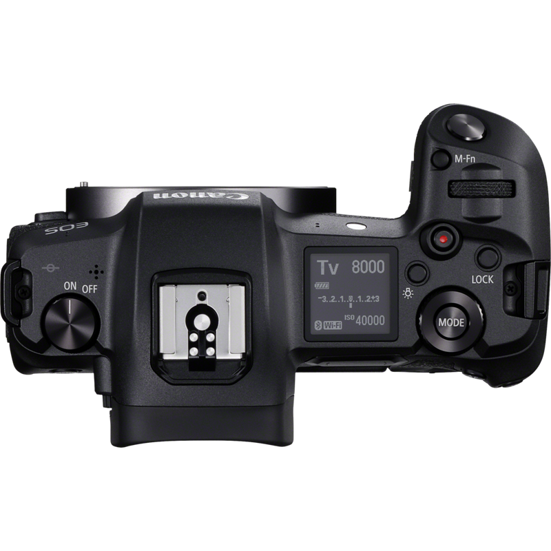 Boîtier Canon EOS R + objectif RF 24-105mm F4-7.1 IS STM Produits Vue de dessus