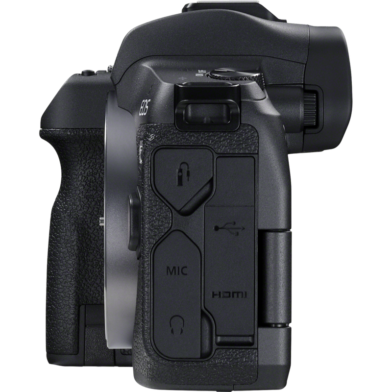 Boîtier Canon EOS R + objectif RF 24-105mm F4-7.1 IS STM Produits Vue de gauche