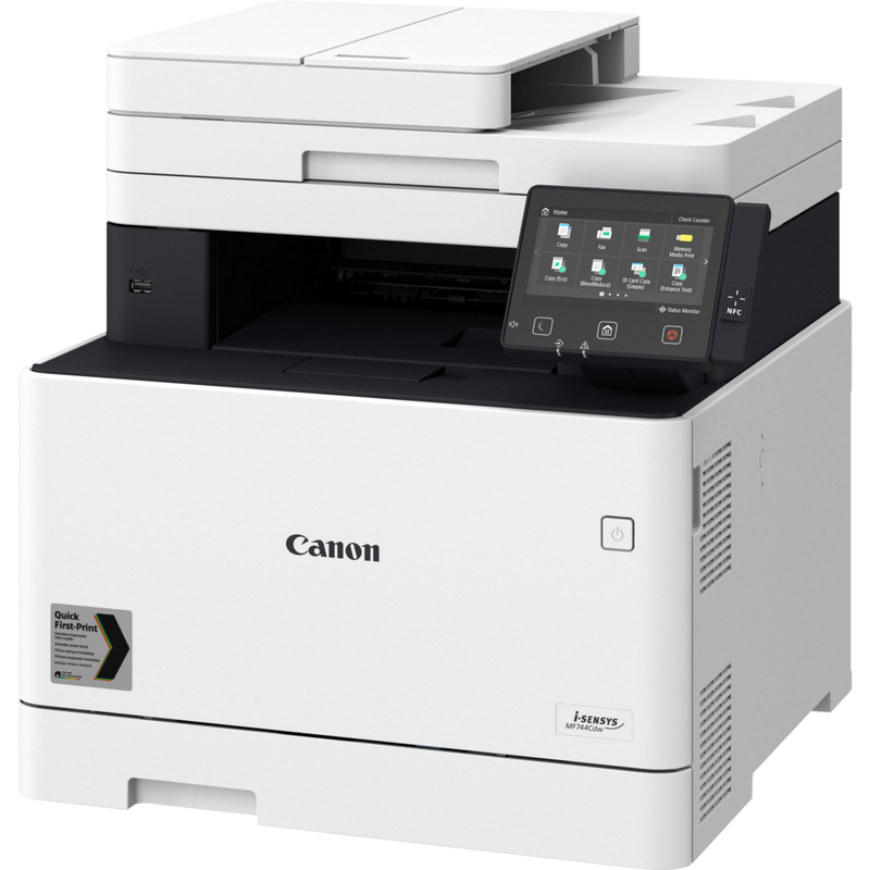 Canon i-SENSYS MF744Cdw allt-i-ett-färglaserskrivare Produkt Vy från höger