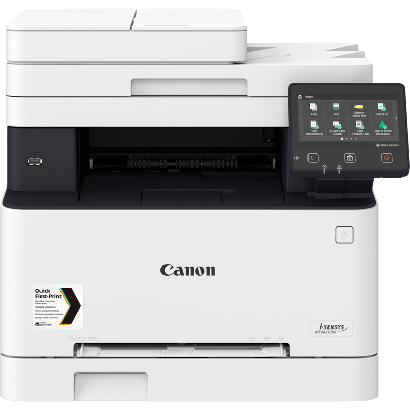 

Canon i-SENSYS MF643Cdw 3-in-1 Colour Laser Printer