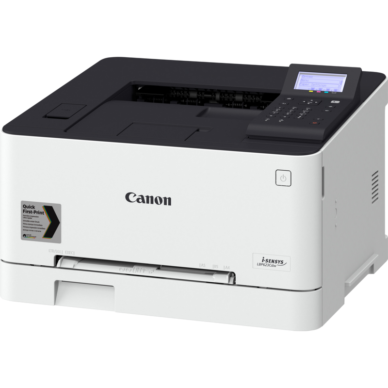Canon i-SENSYS LBP623Cdw Colour Laser Printer Product Top Right View