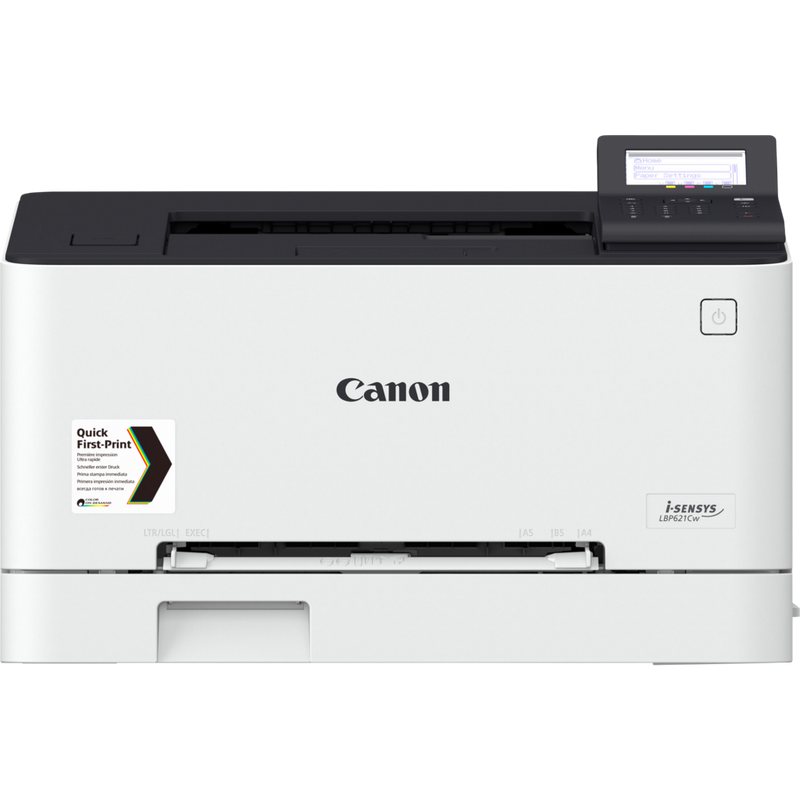 Canon i-SENSYS LBP621Cw Colour Laser Printer Product Front View