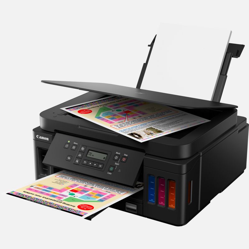 Buy Canon Pixma G6040 3 In 1 Refillable Megatank Printer Canon Uae Store