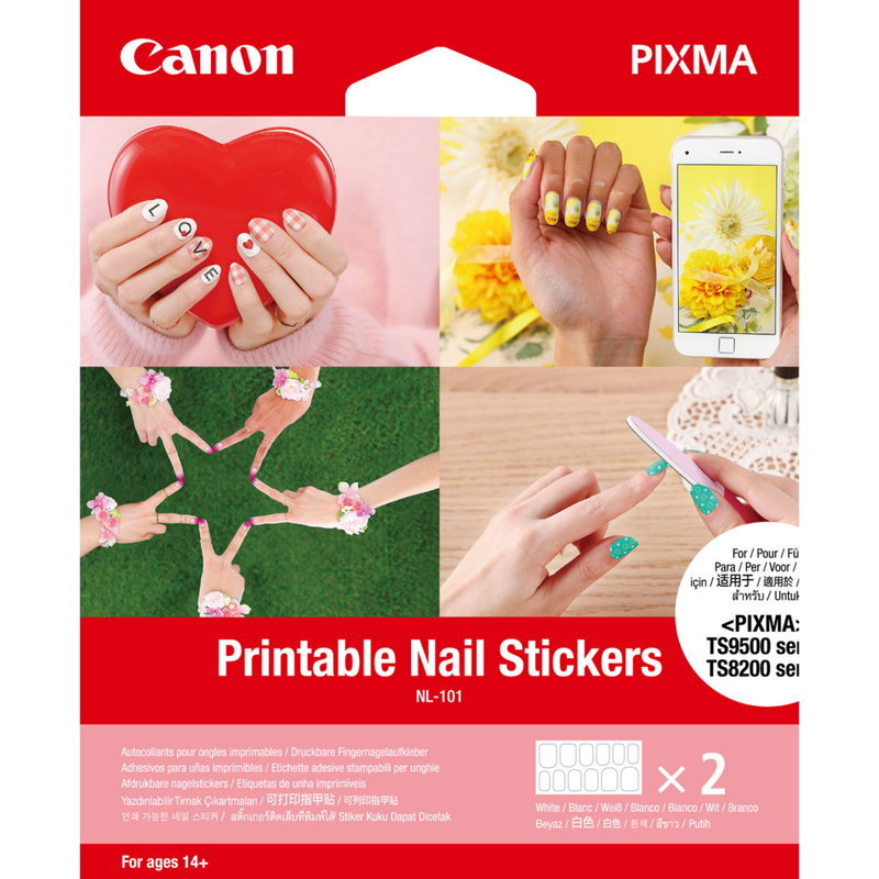 

Canon Printable Nail Stickers NL-101, 24 stickers