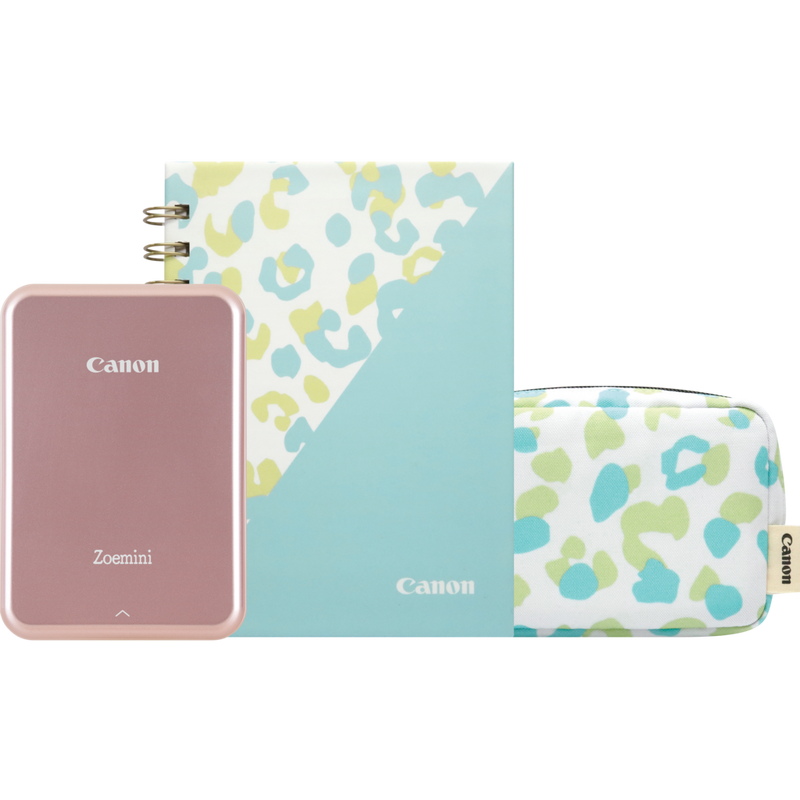 Imprimante photo couleur portable Canon Zoemini, rose doré + agenda + étui Produits Tous les produits installés