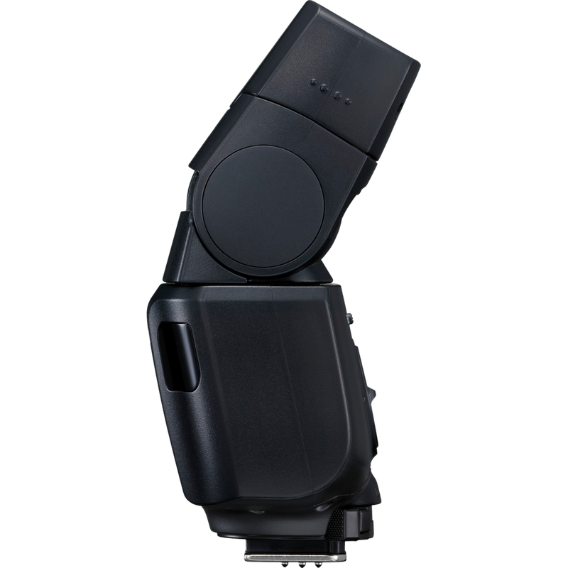 Canon Speedlite EL-100 Blitzgerät Produkt Ansicht von links
