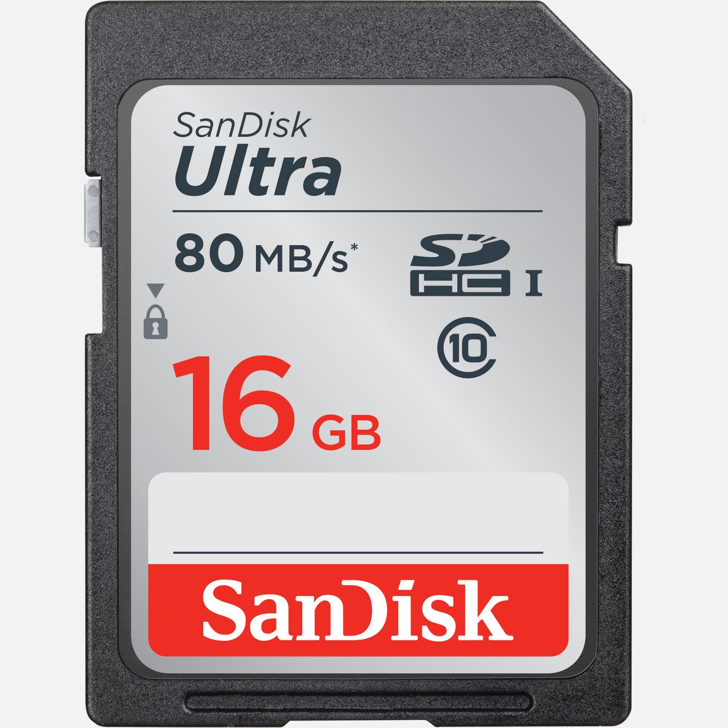 Carte mémoire SanDisk Ultra SDHC/SDXC UHS-I C10, 16 Go