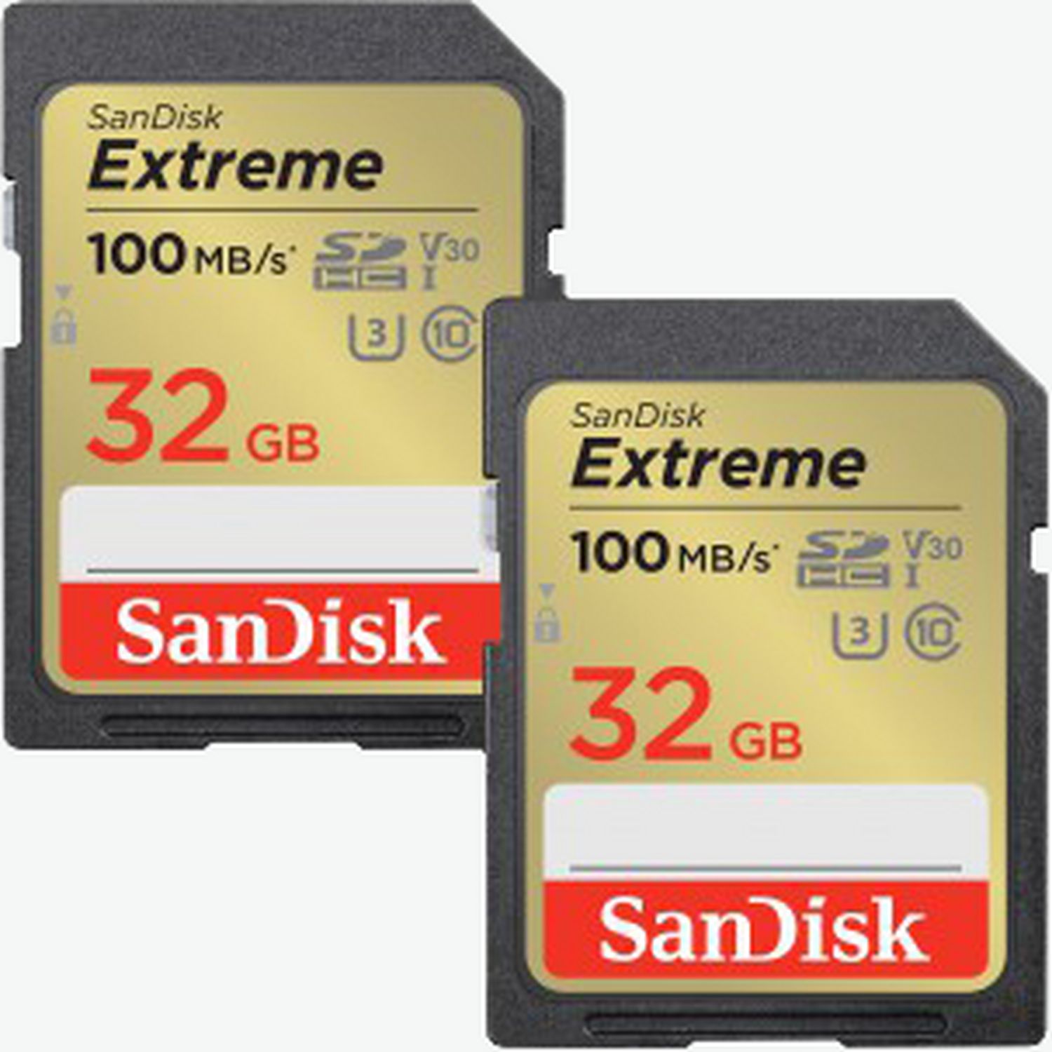 canon sandisk extreme sdhc uhs i c10 memory card 32gb twin pack 3304V875