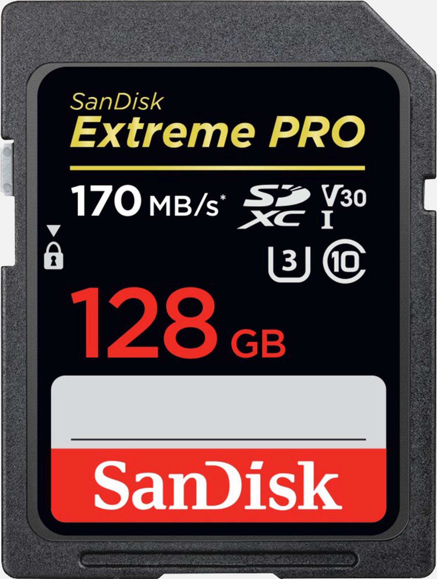 Carte mémoire SanDisk Extreme Pro SDXC UHS-I C10, 128 Go