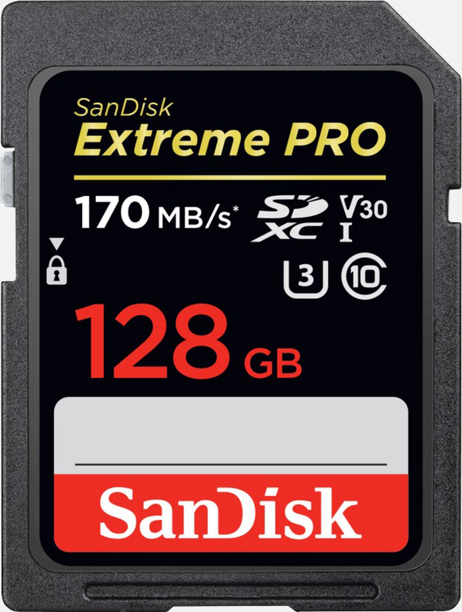 Carte mémoire SanDisk Extreme Pro SDXC UHS-I C10, 128 Go