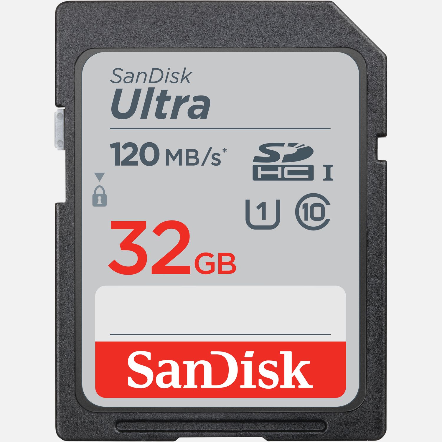 Carte mémoire SanDisk Ultra SDHC/SDXC UHS-I C10, 32 Go