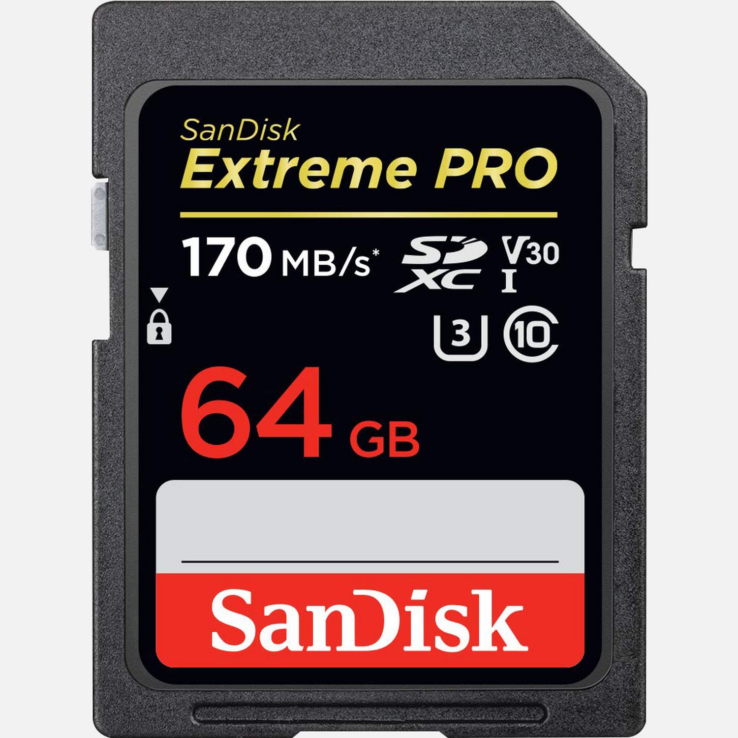 Carte mémoire SanDisk Extreme PRO SDXC UHS-I C10, 64 Go