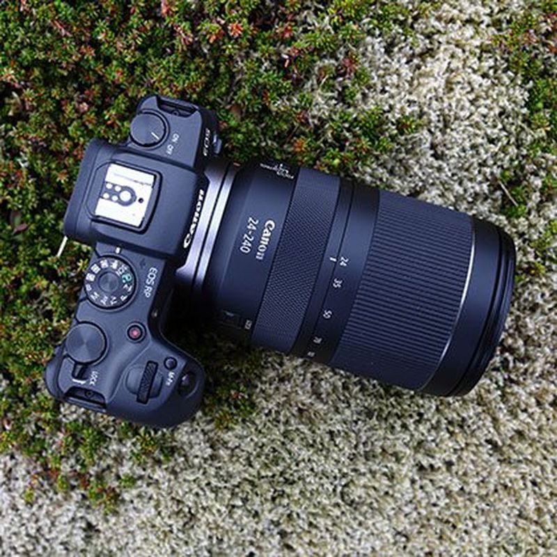 Canon EOS RP + RF 24-240mm F4-6.3 IS USM Lens The Camera on the Ground