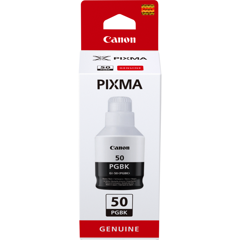 Canon GI-50 PGBK, High Yield, Ink Bottle, Black