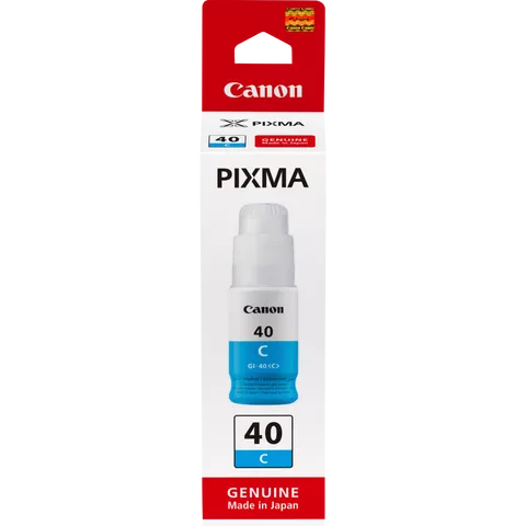 Canon GI-40 C, High Yield, Ink Bottle, Cyan