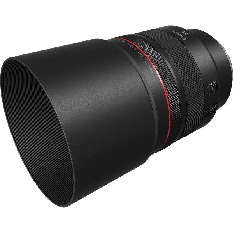 Canon RF 85mm F1.2L USM Objektiv Produkt Diagonale Draufsicht