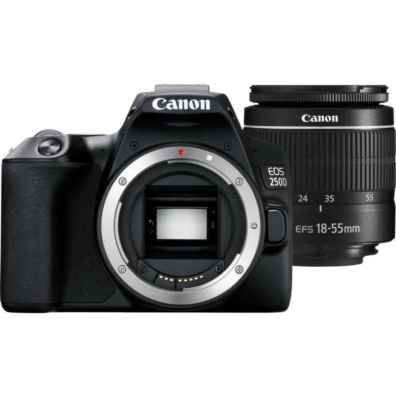 

Canon EOS 250D Black + EF-S 18-55mm f/3.5-5.6 III Lens