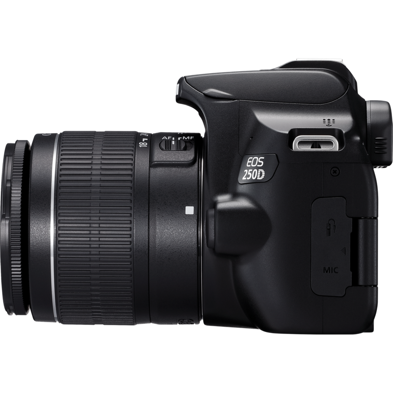 Appareil Photo Reflex Canon EOS 250D + Objectif 18-55mm III - Noir, Occasion