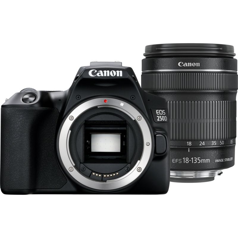Buy Canon Eos 250d Body Black Ef S 18 135mm F 3 5 5 6 Is Stm Lens In Wi Fi Cameras Canon Sweden Store
