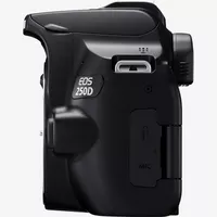 Canon EOS 250D negra + objetivo EF-S 18-135mm f/3.5-5.6 IS STM Producto Vista izquierda