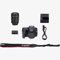 Canon EOS 250D negra + objetivo EF-S 18-135mm f/3.5-5.6 IS STM Producto Contenido del embalaje