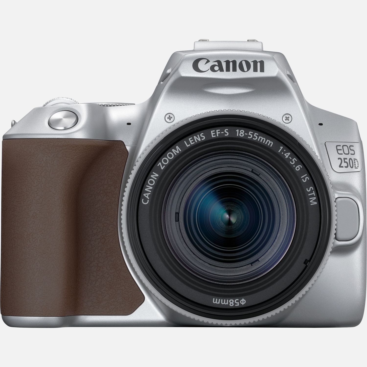 Appareil photo Canon Appareil photo reflex EOS 250D, argent + objectif EF-S 18-55mm f/4-5.6 IS STM